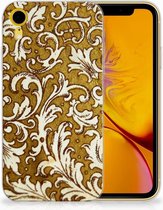 Geschikt voor iPhone Xr TPU-siliconen Hoesje Design Barok Goud