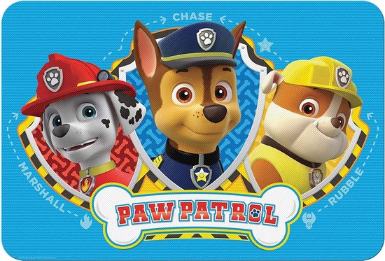 Paw Patrol set van 2 placemats | bol.com