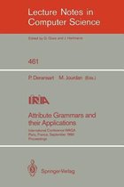 Attribute Grammars and their Applications