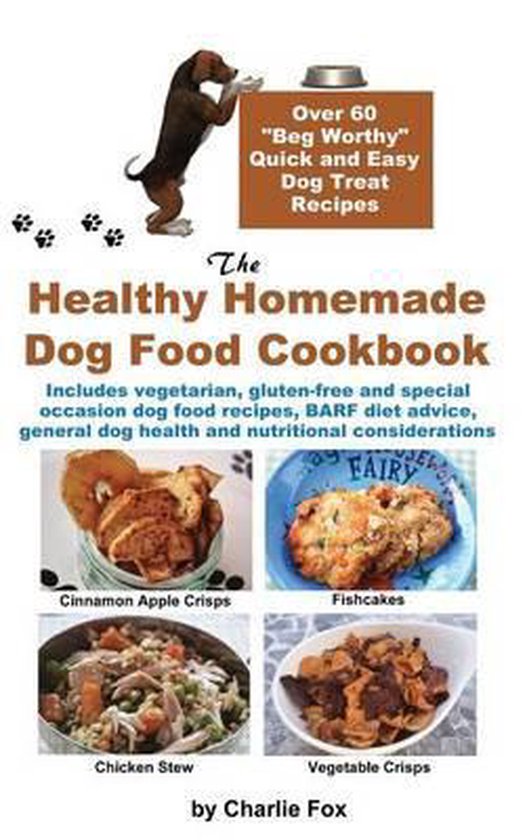 The Healthy Homemade Dog Food Cookbook - cover