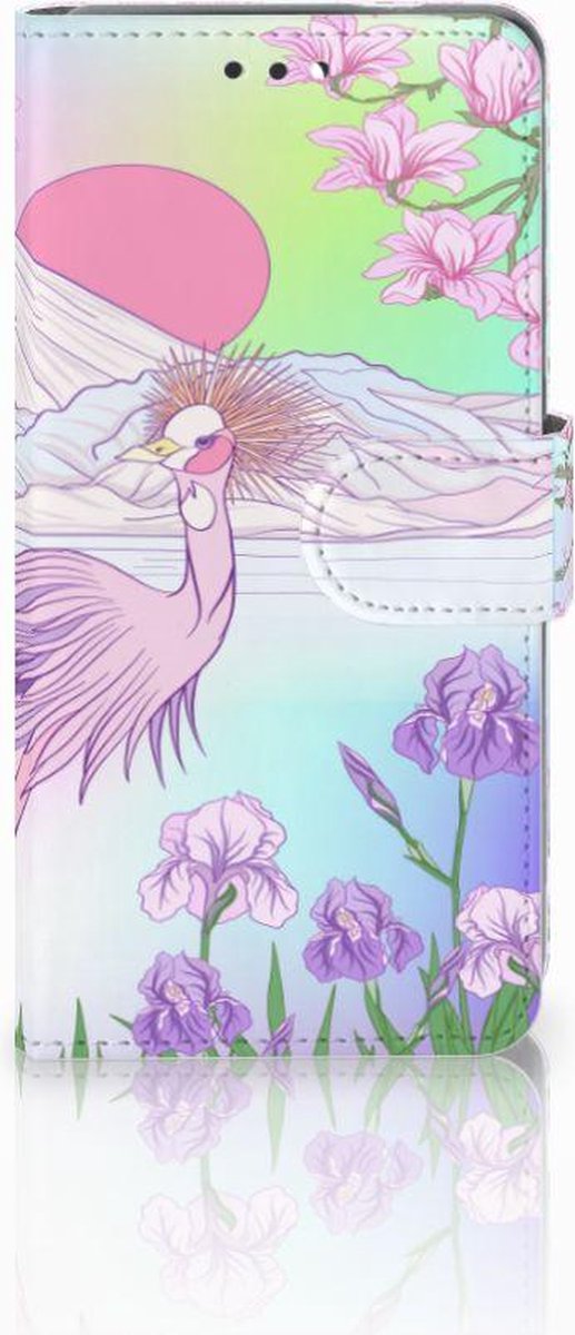 Boekhoesje voor Nokia 3.1 (2018) Telefoonhoesje met Pasjes Bird