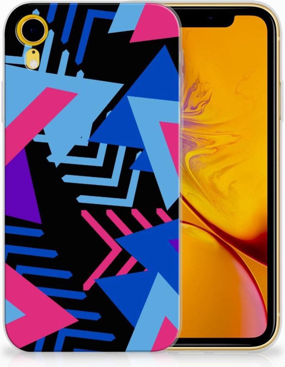 Apple iPhone Xr TPU Hoesje Funky Triangle