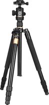 Aluminium Statief & Monopod type Q222 TWIST + QZSD-02 Balhoofd
