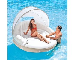 Intex Boot Canopy Island - opblaasbare sofa - drijvende eilandje