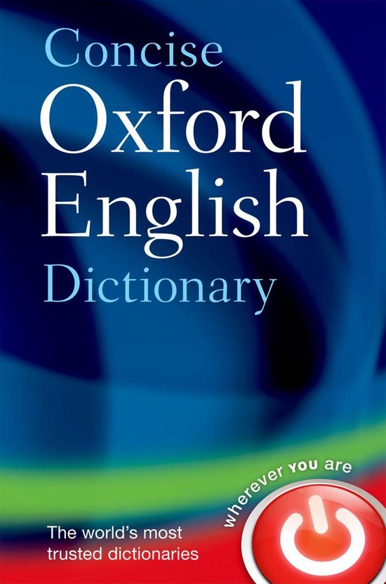 Concise Oxford English Dictionary 9780199601080 Oxford Languages