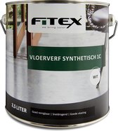 Fitex Vloerverf Synthetisch 2,5 liter wit