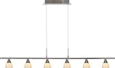 Lucide LEDECO - Hanglamp - Ø 7,5 cm - LED - 6x3W 3300K - Chroom