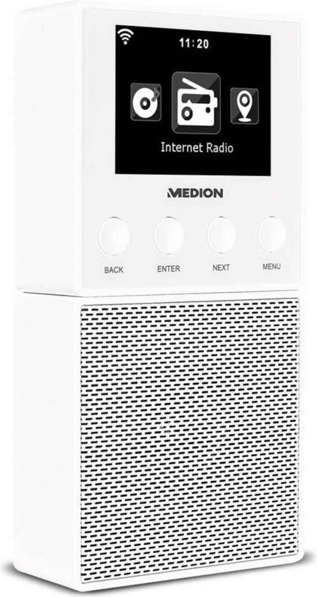 MEDION LIFE E85032 WiFi Bluetooth Stekker Radio (wit) | bol.com