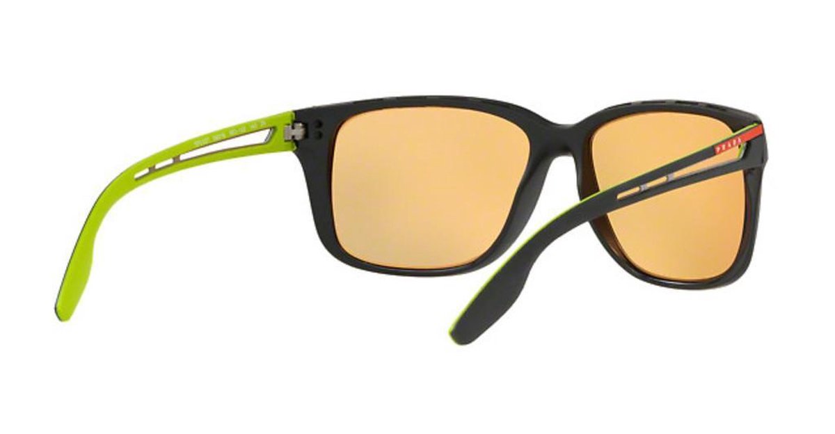 Prada heren zonnebril Linea Rossa PS03TS 1BO132 bol