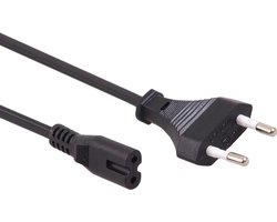 Stroomkabel Netsnoer EU 2 PIN Maclean 1,5