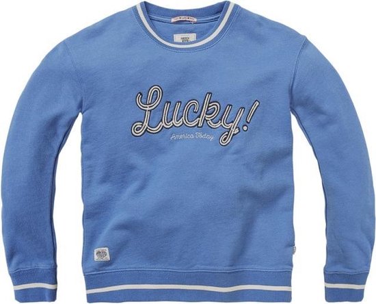 lucky blauw sweater