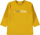 Name it Meisjes T-shirt - Golden Orange - Maat 68