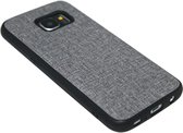 Stoffen hoesje grijs Samsung Galaxy S7