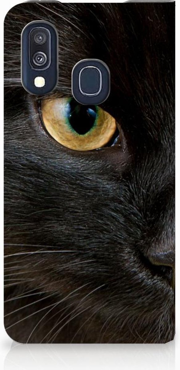 Samsung Galaxy A40 Hoesje maken Zwarte Kat