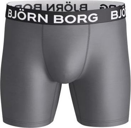Bjorn Borg Sportonderbroek performance - 1p SHORTS BB SEASONAL SOLIDS -  grijs - mannen - S | bol.com