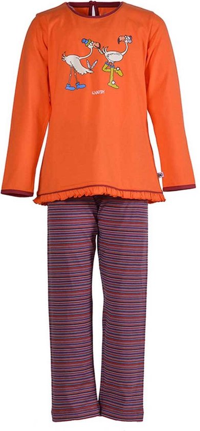 Woody 172-3-PLG-S/564 - meisjes pyjama - oranje – 68 | bol.com