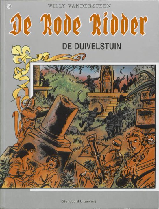 Cover van het boek 'Rode Ridder 158 Duivelstuin' van Willy Vandersteen en Karel Biddeloo