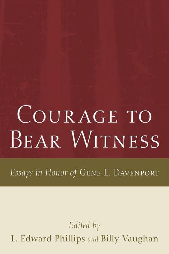 Courage to Bear Witness (ebook) | 9781630876913 | Boeken | bol.com
