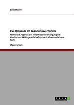 Due Diligence Im Spannungsverhaltnis
