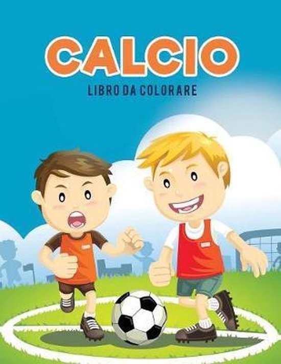 Calcio libro da colorare - cover