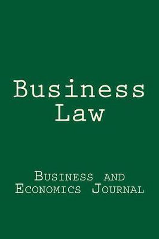Business Law, Anthony R Carver 9781726086318 Boeken