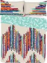 KAS Australia Brodie – dekbedovertrek – lits jumeaux – 240 x 220 (+ 2 slopen 65 x 65 cm)– multi