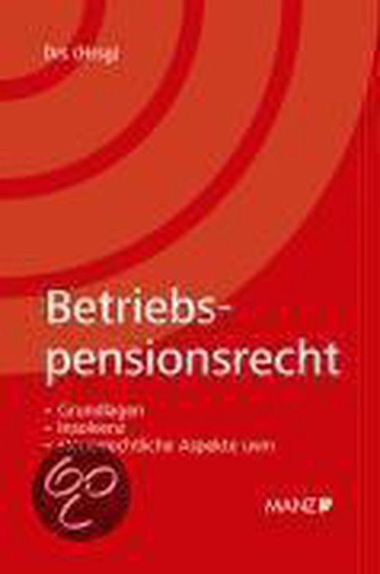 Betriebspensionsrecht (Österreichisches Recht) - cover