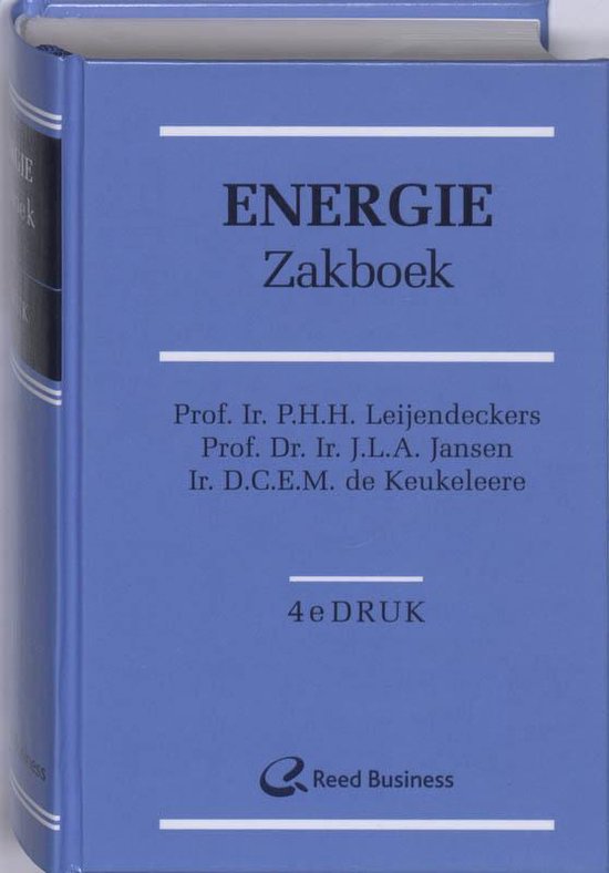 Cover van het boek 'Energie Zakboek / druk 4'