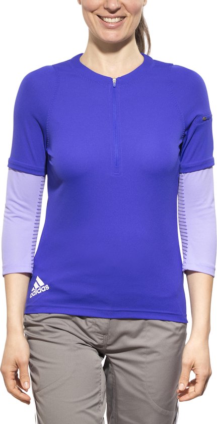 adidas - Trail Sport SS JSY Women - Shirt - XS - Paars