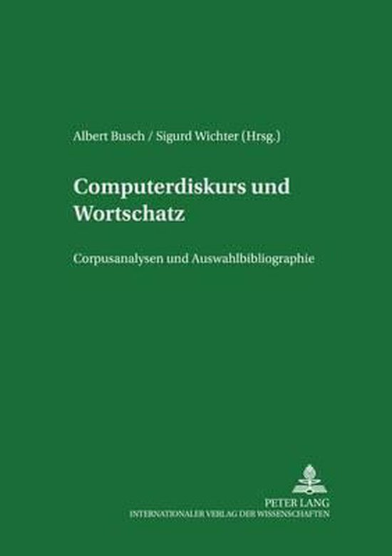 Computerdiskurs Und Wortschatz - cover
