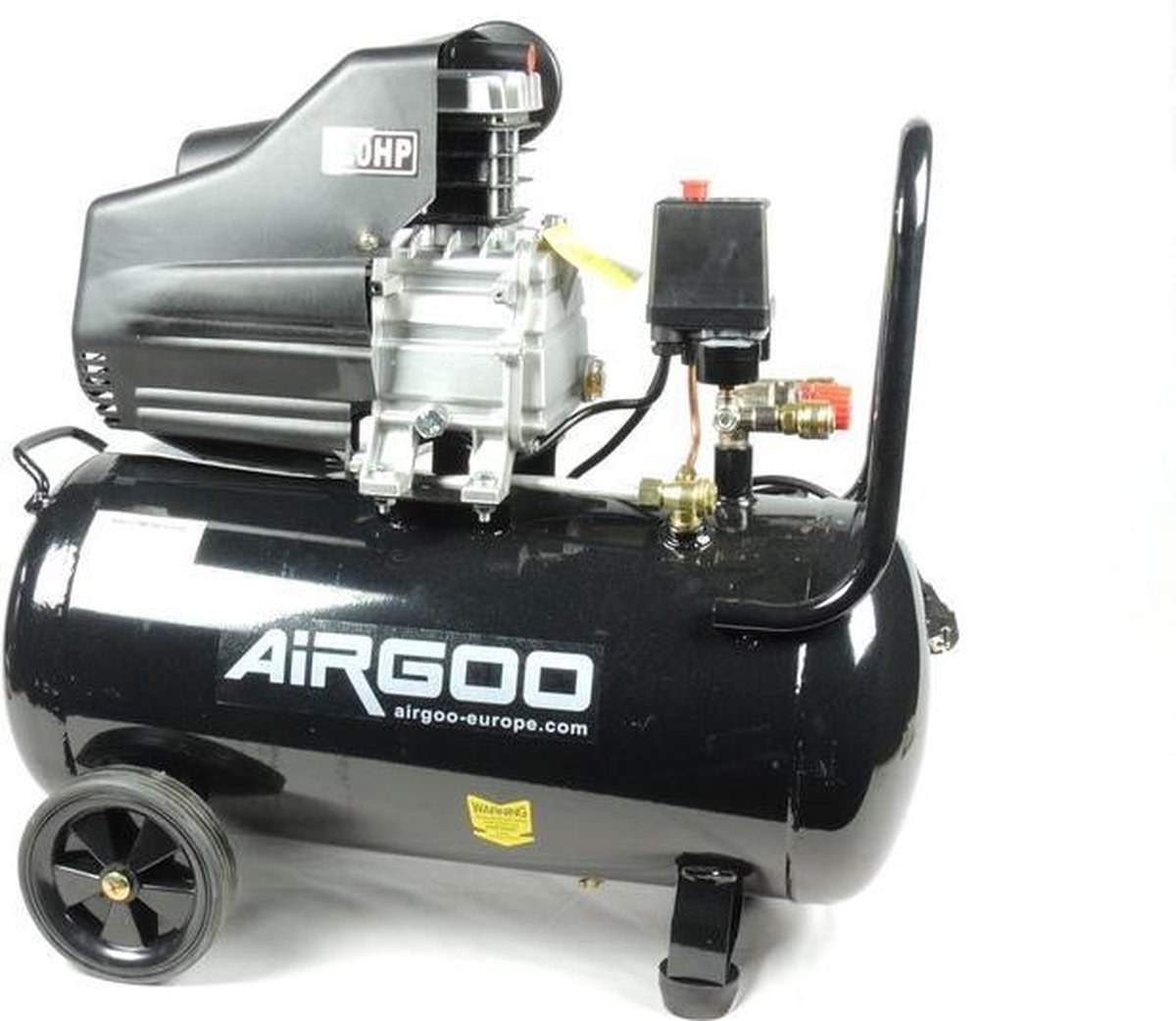 Airgoo AG-50 compressor 50 liter - 8 bar - 238l/min - 3PK | bol.com