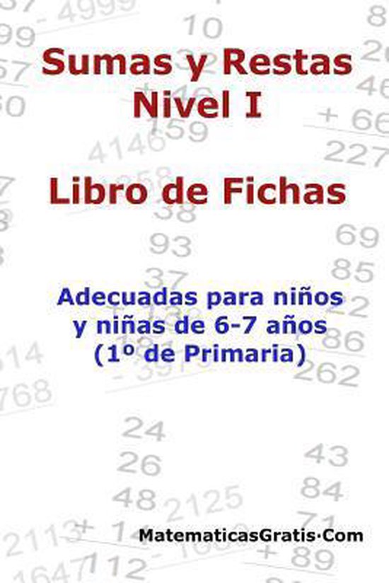 Libro de Fichas - Sumas y Restas - Nivel I - cover