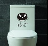 WC Sticker Muur Deur Toilet decoratie