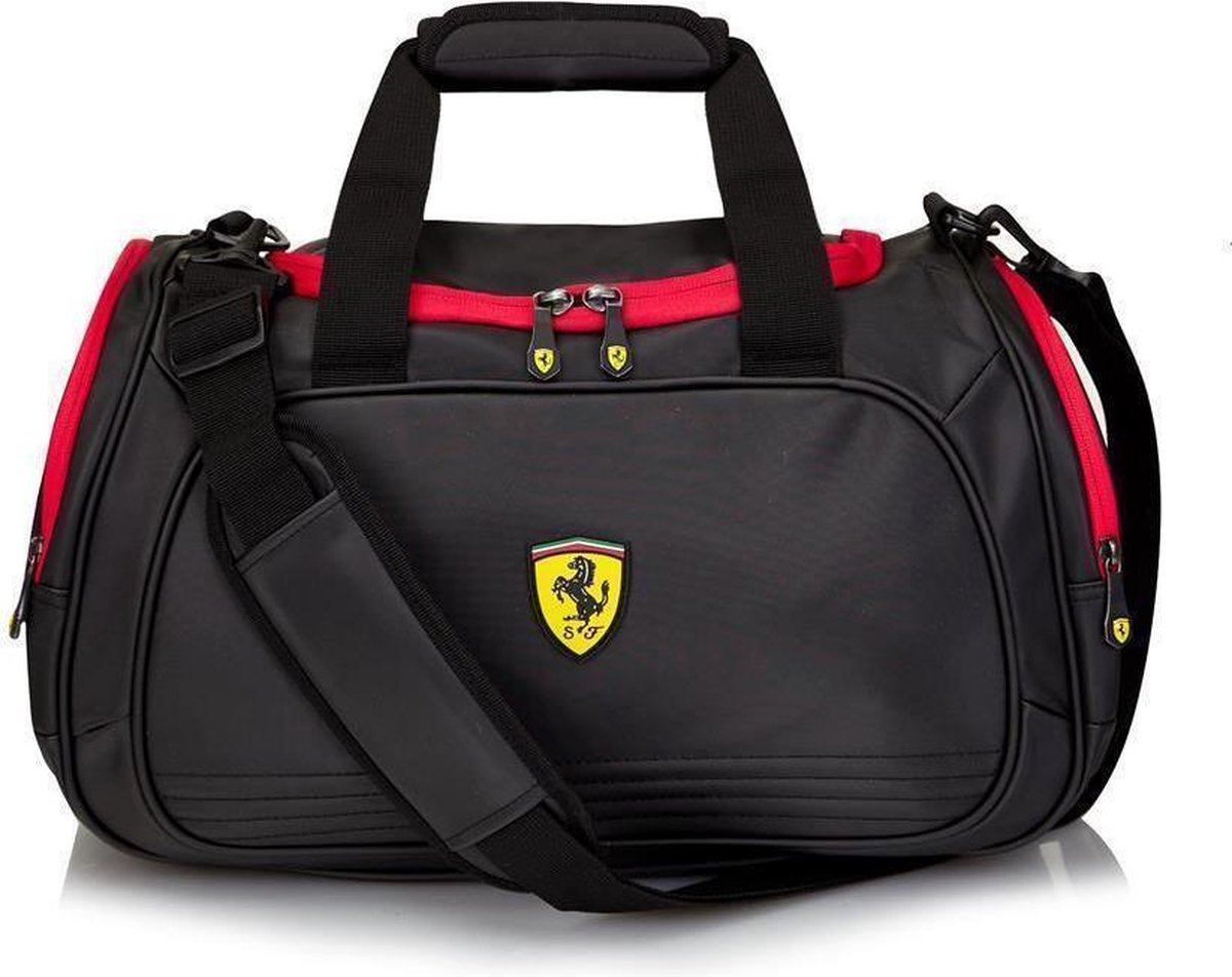 Ferrari sporttas - kleur zwart - met verstelbare schouderband | bol.com