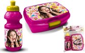 Soy Luna lunchbox / broodtrommel en bidon drinkbeker 350 ml