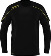 Uhlsport Stream 22 Keepershirt Zwart-Fluor Geel Maat L