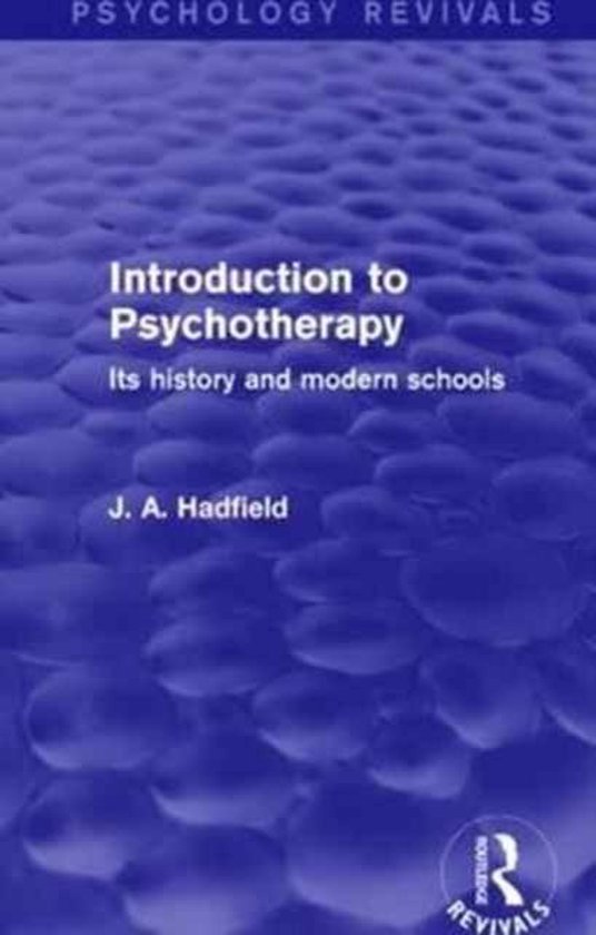 Psychology Revivals- Introduction to Psychotherapy - cover