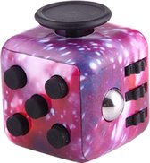 Purple Starry Sky patroon Fidget Cube Relieves Stress en Anxiety Attention Toy voor Children en Adults