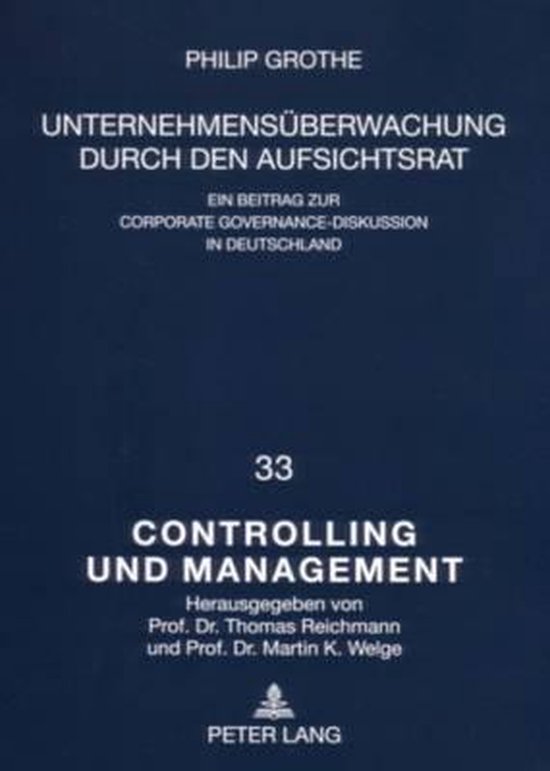 Unternehmensüberwachung durch den Aufsichtsrat - cover
