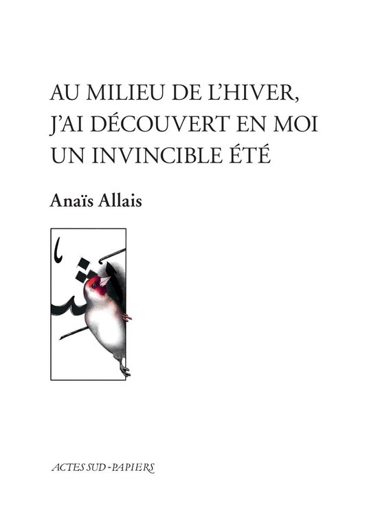 Au Milieu De L Hiver J Ai Découvert En Moi Un Invincible été Ebook 9782330119393 Bol