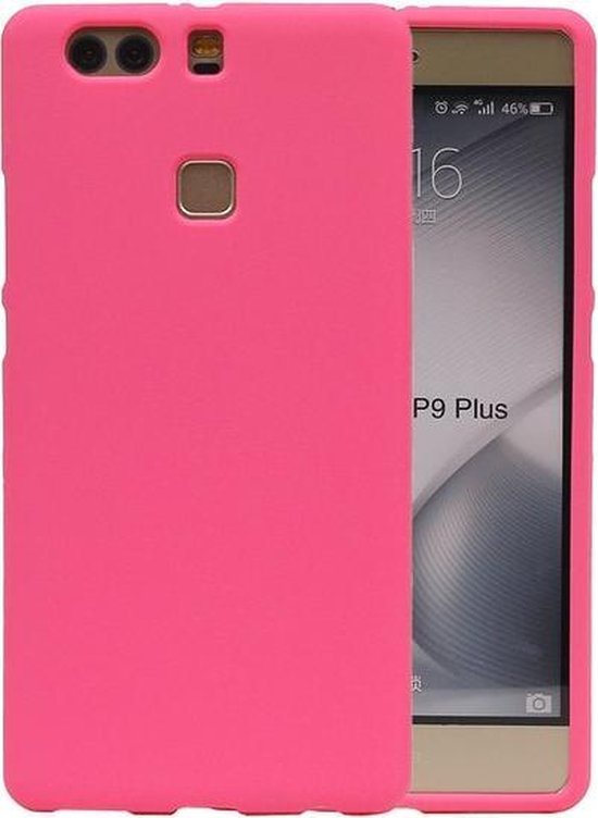 Roze Zand TPU back case cover hoesje voor Huawei P9 Plus