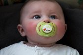 Nûby - Little Moments - Glow Ovalen Fopspeen - Groen - 2 St - 0-6m