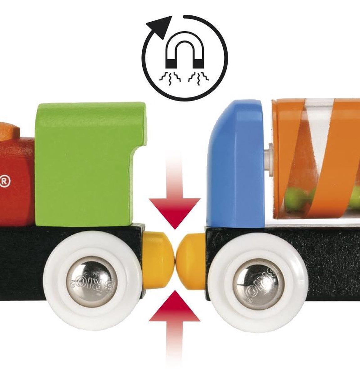 BRIO Luxe Treinset - Voor de allerkleinsten - Magnetische treinverbindingen - 33727 — afbeelding 12