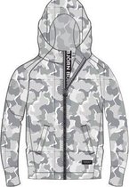 Bjorn Borg Sportvest casual - 1p HOODIE BAMBARD - licht grijs camo - mannen - M