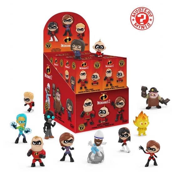 Funko Pop! Disney's The Incredibles 2 Mystery Mini Blind Box - Figurine à  collectionner | bol