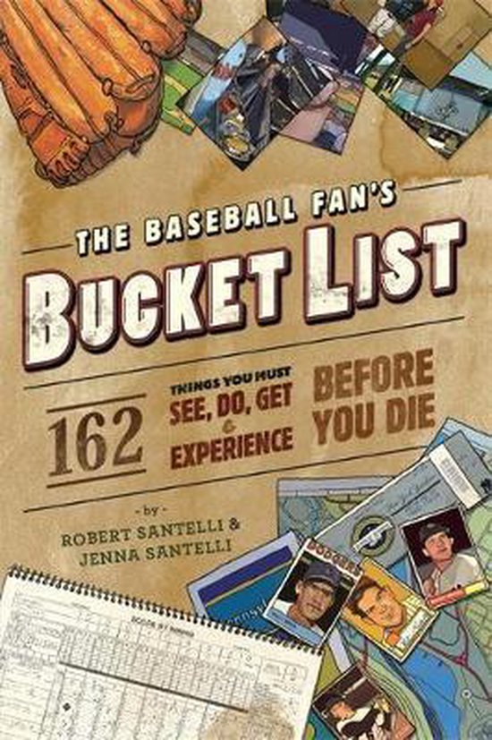 Boek cover The Baseball Fans Bucket List van Jenna Santelli (Paperback)
