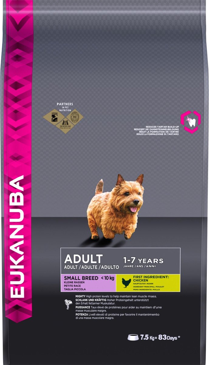 Eukanuba Dog Adult - Small Breed - Chicken - 7,5 kg