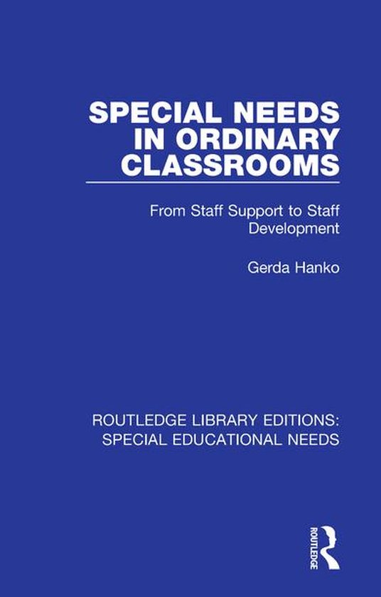 Routledge Library Editions: Special Educational Needs - Spec ... - cover