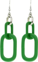 Oorbel Met Hanger Groen