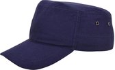 Benza Luxe Leger Cap Muts Donkerblauw